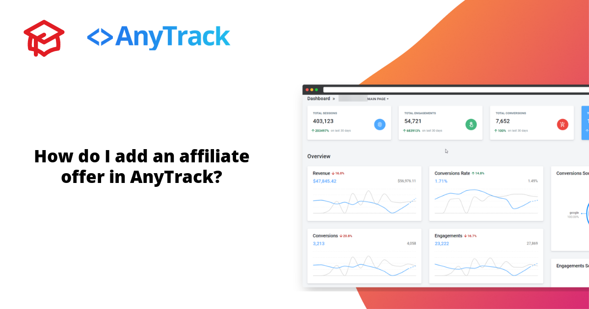 How do I add an affiliate offer in AnyTrack?